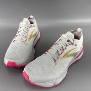 Brooks Women's Athletic Shoes in White and Pink